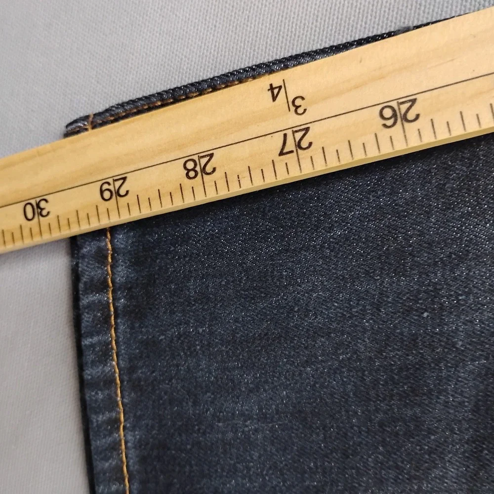 Aeropostale Mens Slim Straight Stretch Dark Wash Denim Jeans 33x30